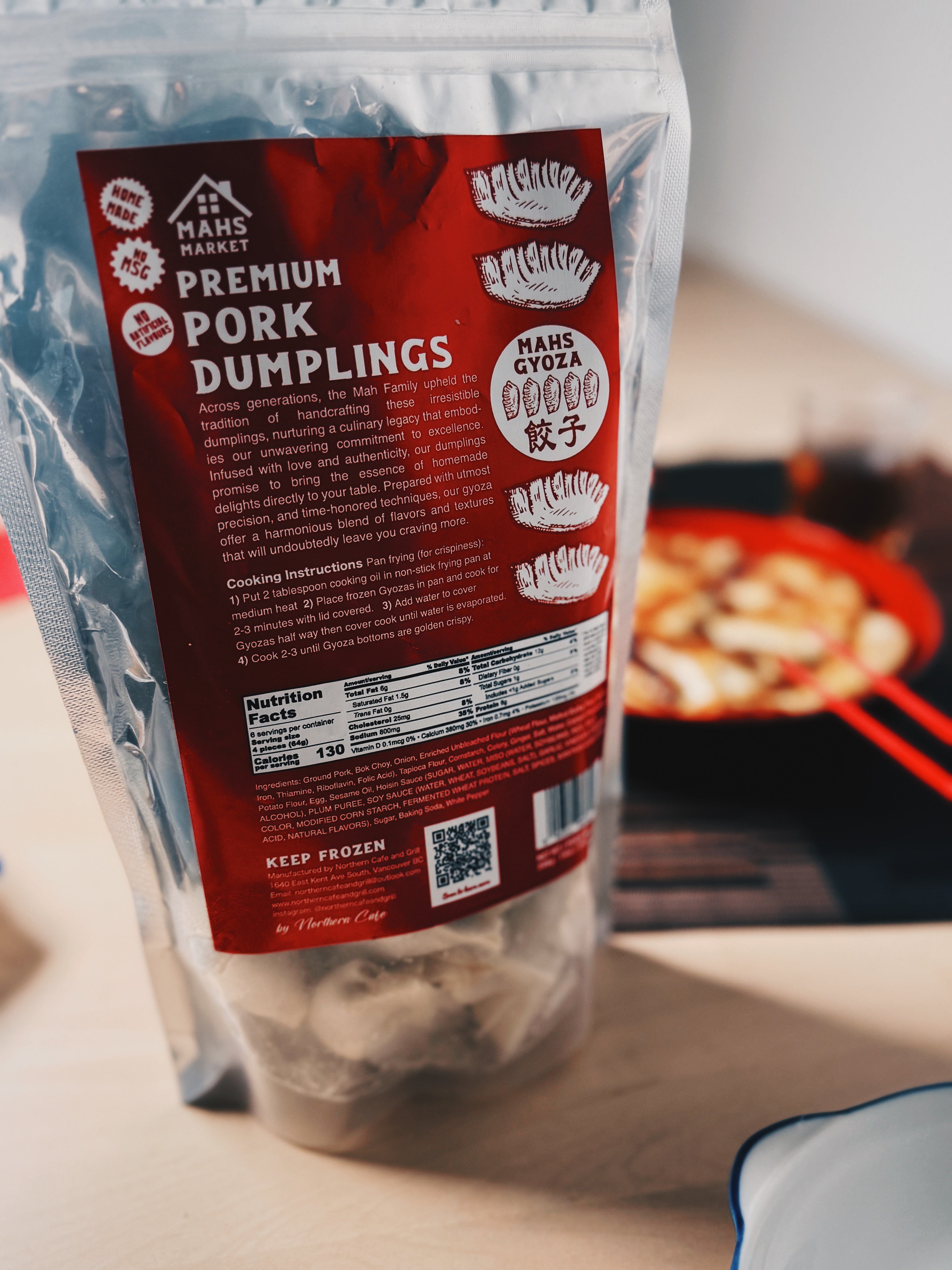 Premium Pork Gyoza Dumplings