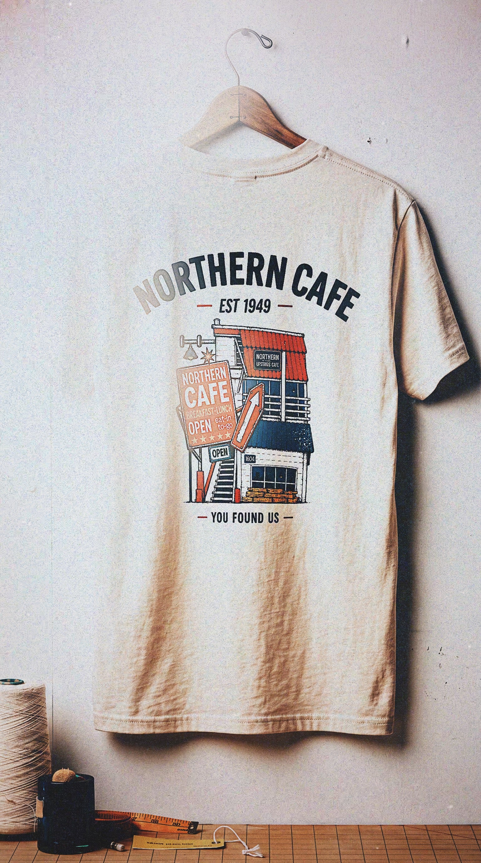 Northern Cafe T-shirt  (Summer Edition) — Drop 003